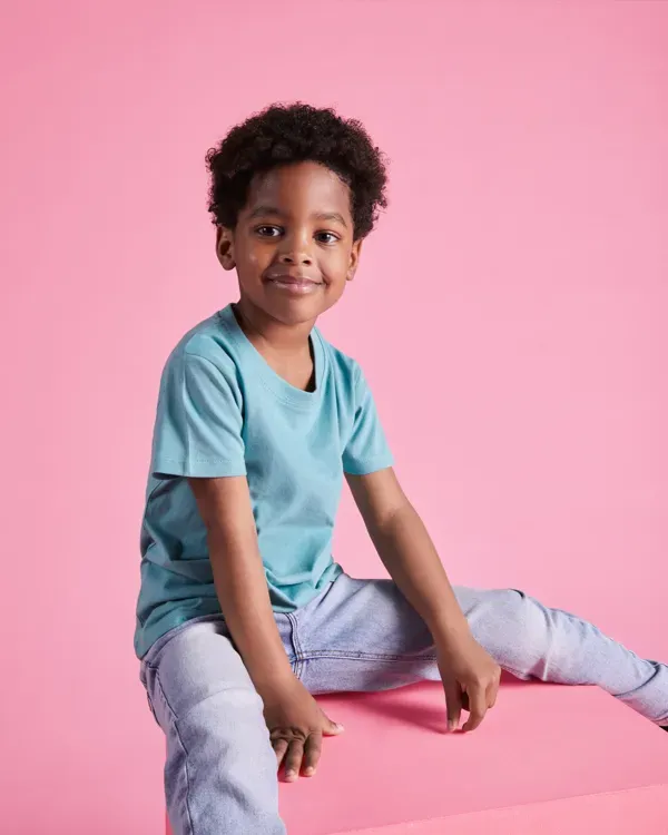 Camiseta manga curta algodón