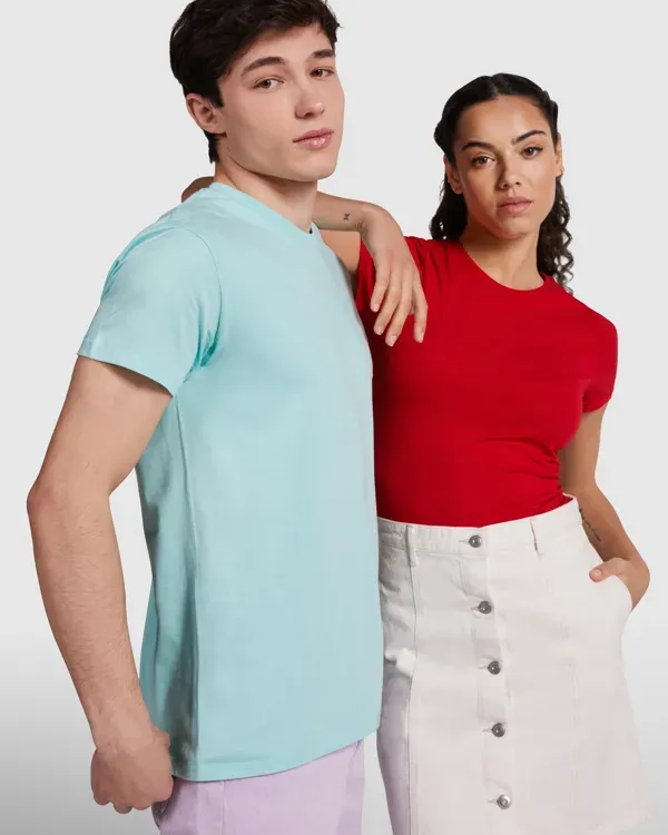 Camiseta manga curta algodón orgánico