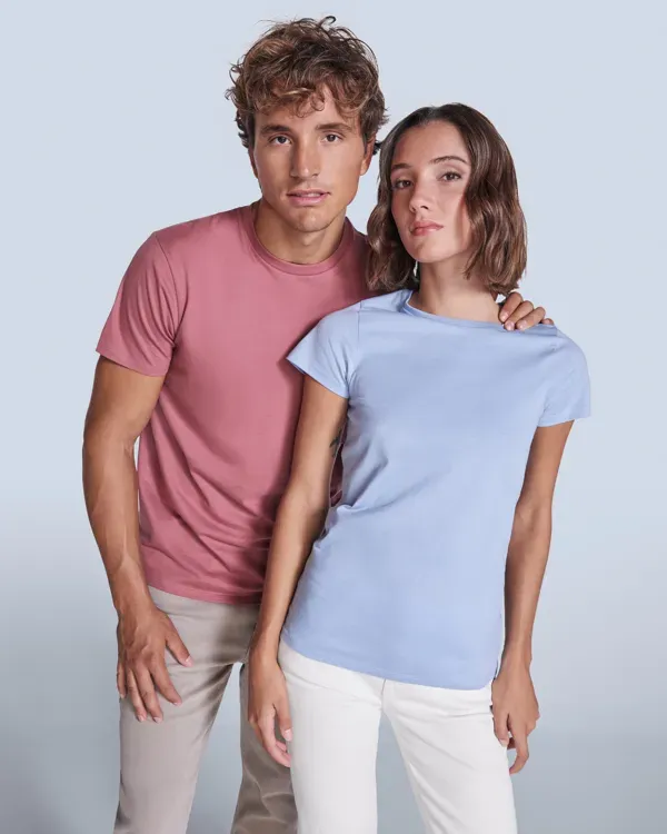 Camiseta manga curta algodón orgánico